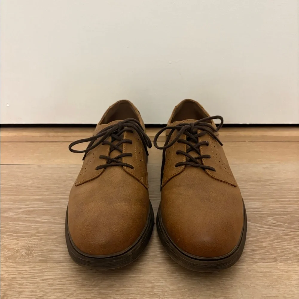 Frye & Co Men's Grant Oxford Shoes Cognac Brown 9.5M